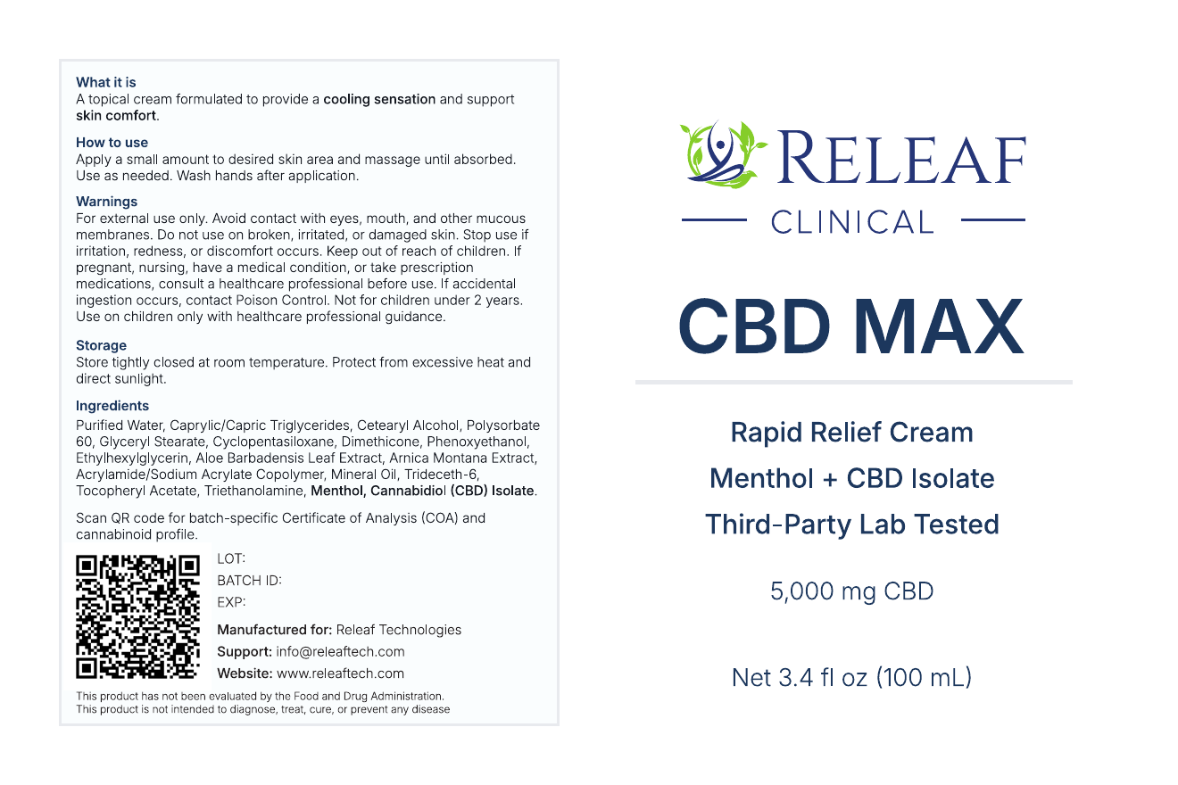 CBD MAX label